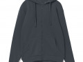 Толстовка на молнии с капюшоном Siverga 2.0, темно-серая (графит)