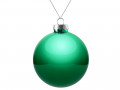 Елочный шар Finery Gloss, 8 см, глянцевый зеленый