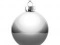 Елочный шар Finery Gloss, 10 см, глянцевый серебристый