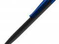 Ручка шариковая Prodir QS01 PRT-T Soft Touch, черная с синим