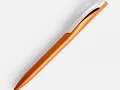 Ручка шариковая Pin Silver, оранжевый металлик