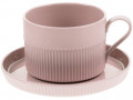 Чайная пара Pastello Moderno, розовая